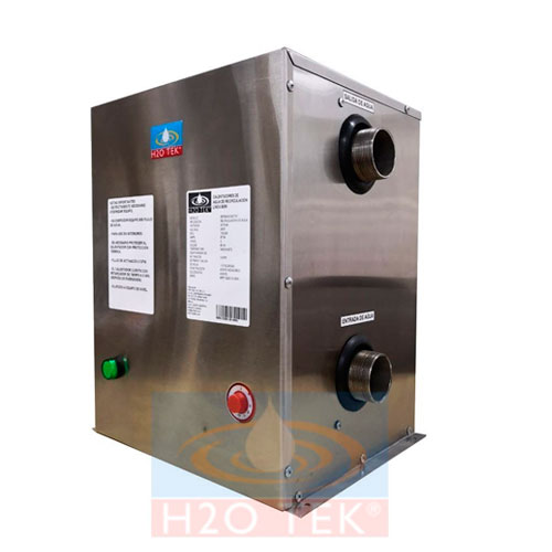 Calentador de Agua Eléctrico para Recirculación Industrial 36 KW 122,868 BTU/H 240V 3 Fases H2OTEK